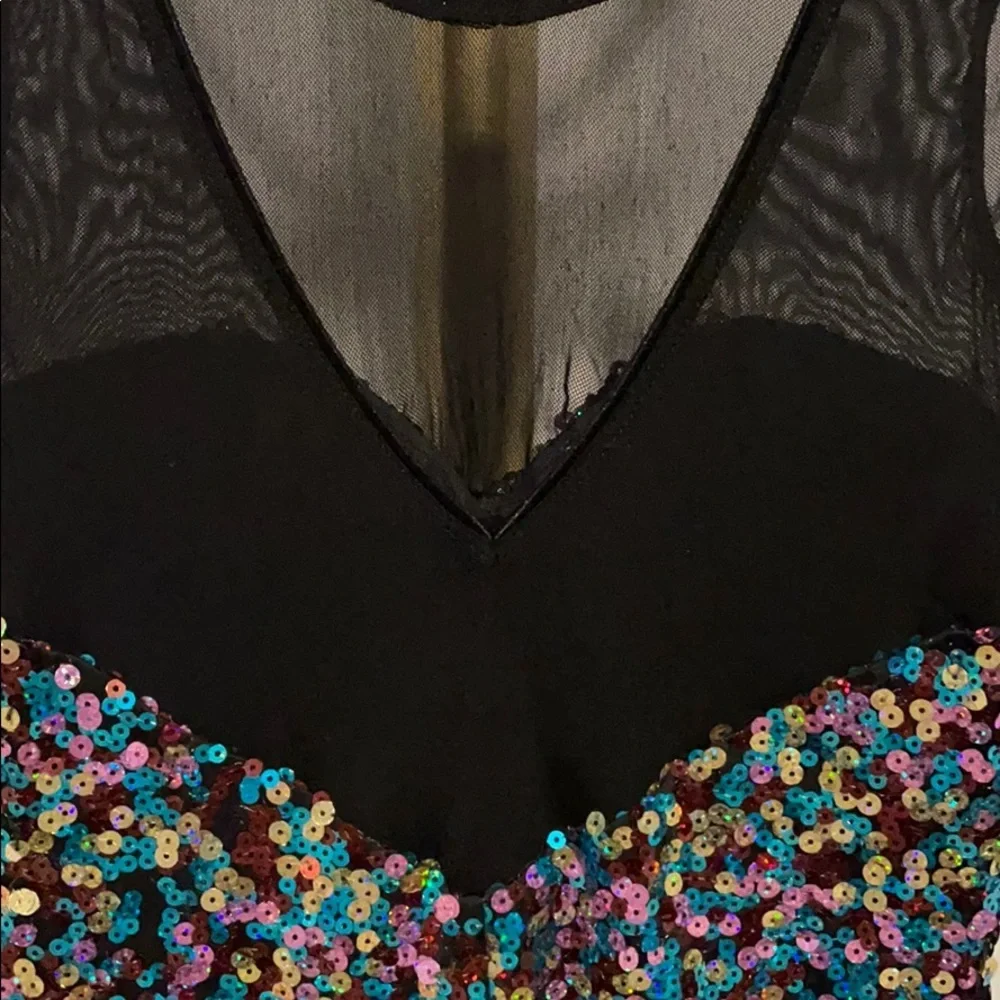 Colorful sequin body con - Picture 6 of 6